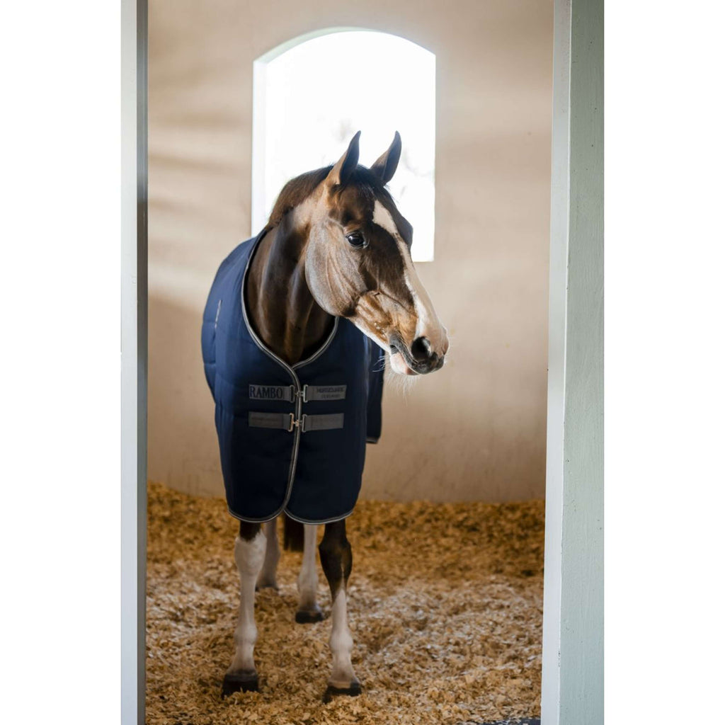 Rambo Stable Rug 400g Navy/Thunderstorm Grey/Silver