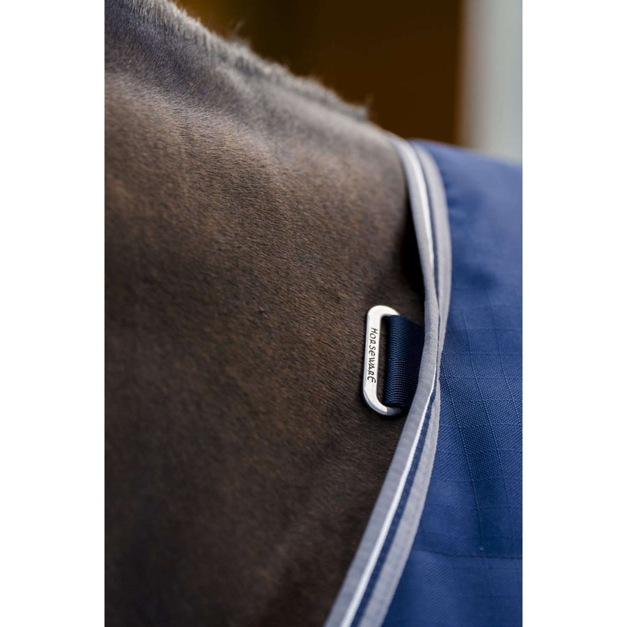 Rambo Stable Rug 400g Navy/Thunderstorm Grey/Silver