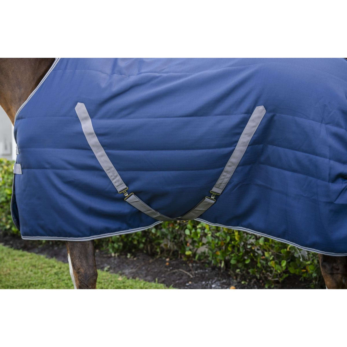Rambo Stable Rug 400g Navy/Thunderstorm Grey/Silver