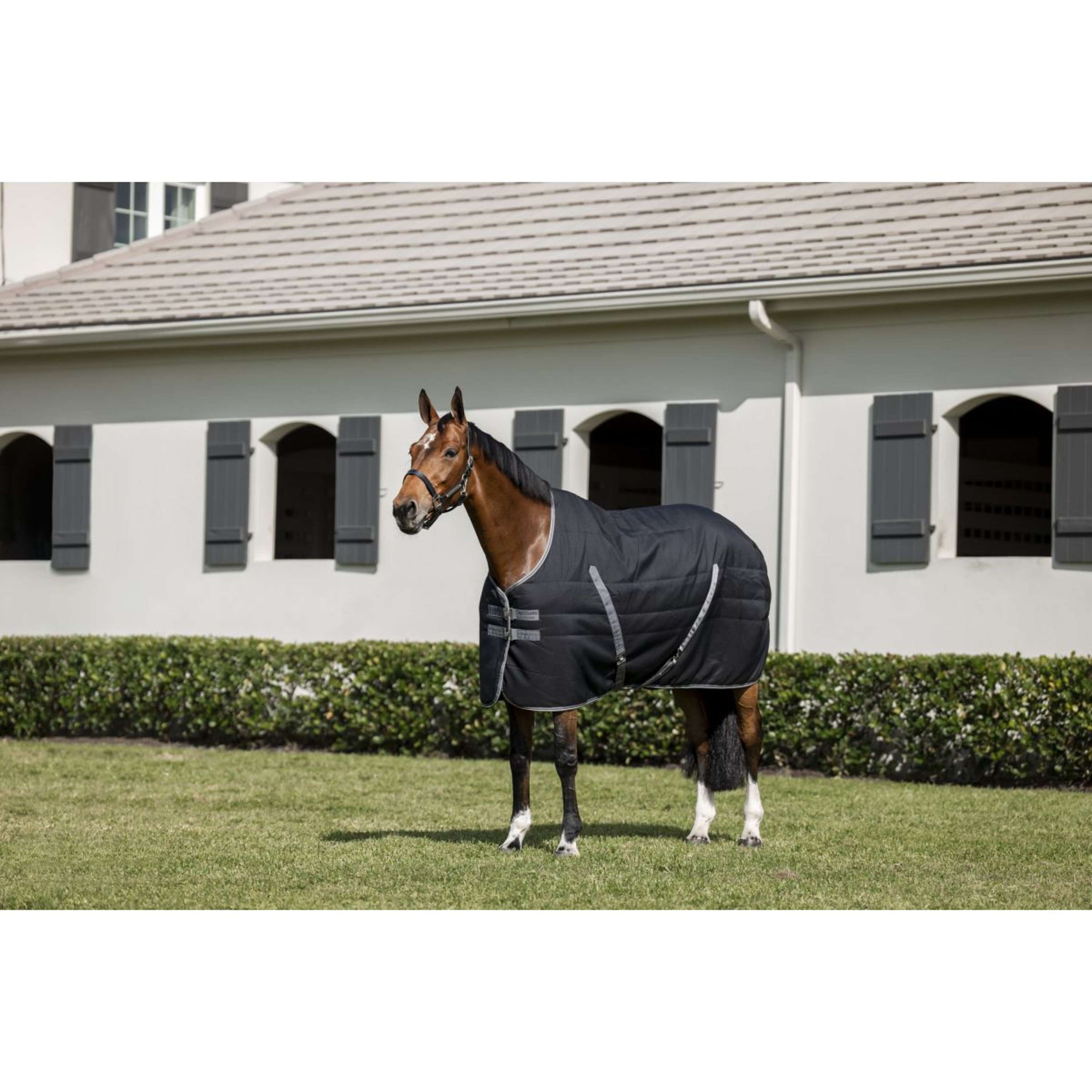 Rambo Stable Rug 100g Black/Thunderstorm Grey/Silver