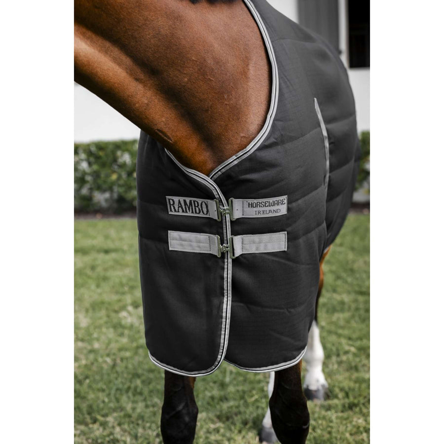 Rambo Stable Rug 100g Black/Thunderstorm Grey/Silver