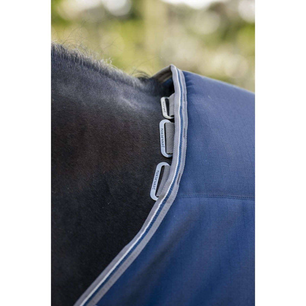 Rambo Optimo Stable Rug 200g Navy/Thunderstorm Grey/Silver