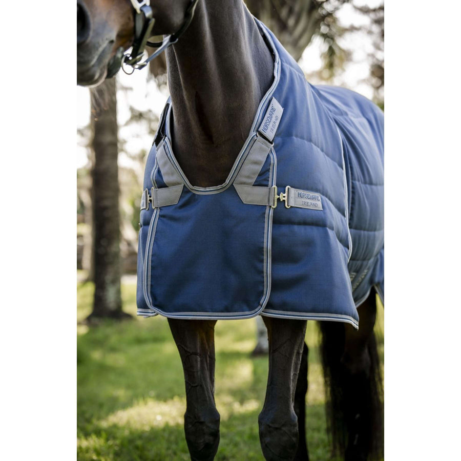 Rambo Optimo Stable Rug 200g Navy/Thunderstorm Grey/Silver