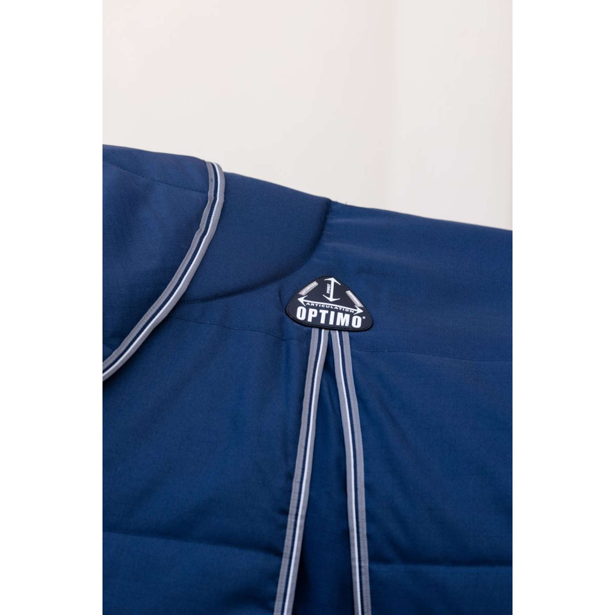 Rambo Optimo Stable Rug Plus 400g Navy/Thunderstorm Grey/Silver