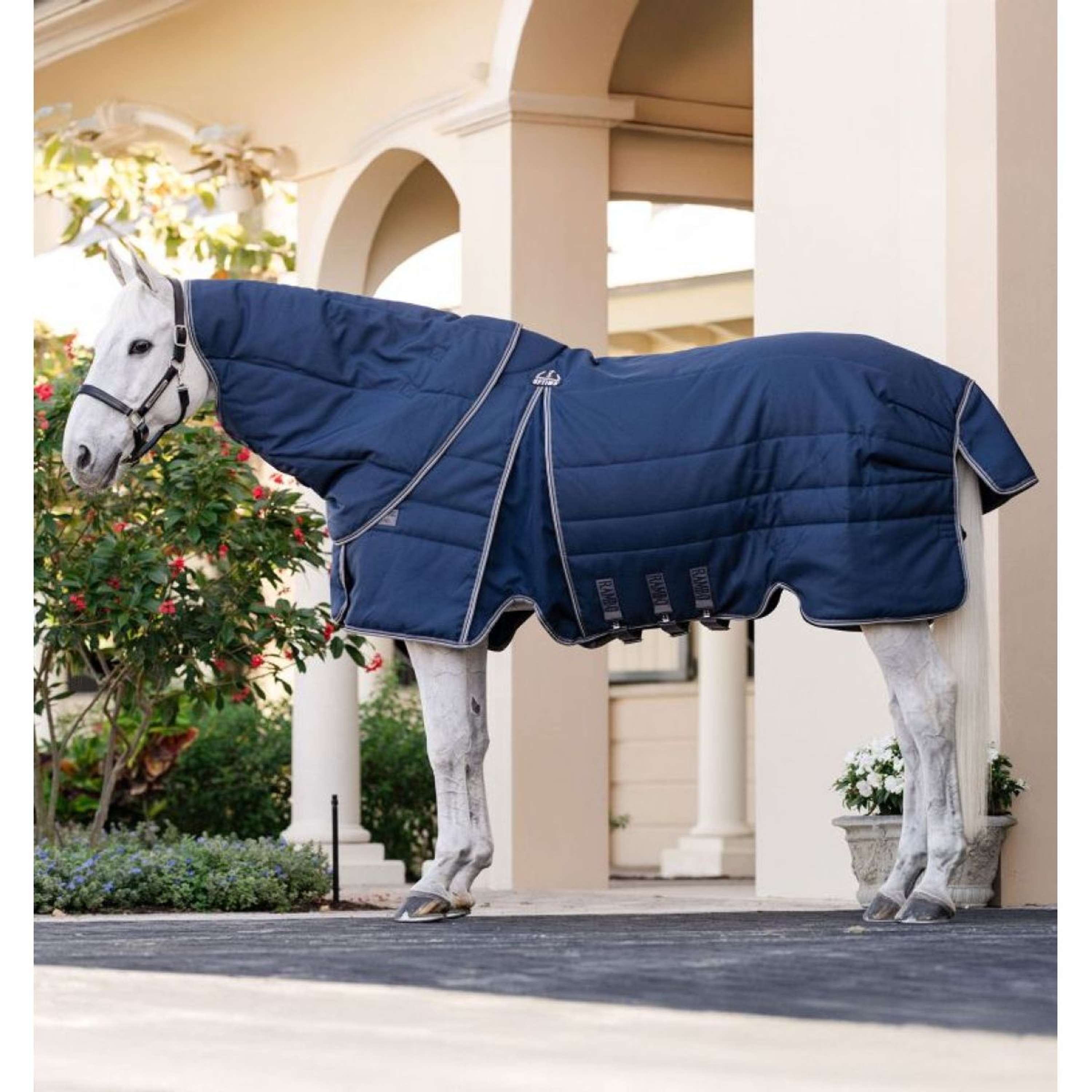 Rambo Optimo Neck Cover 200g Navy/Thunderstorm Grey/Silver