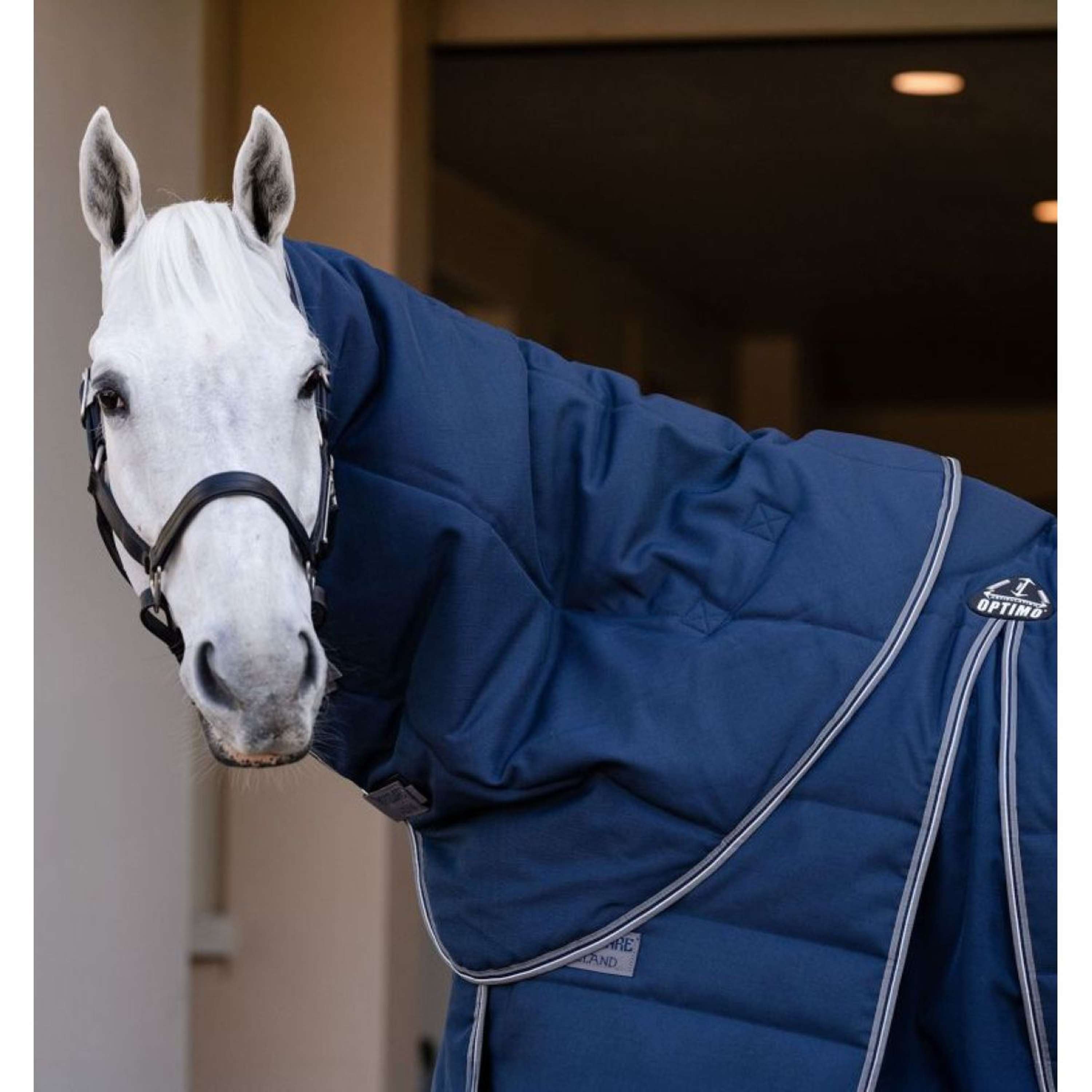 Rambo Optimo Neck Cover 200g Navy/Thunderstorm Grey/Silver