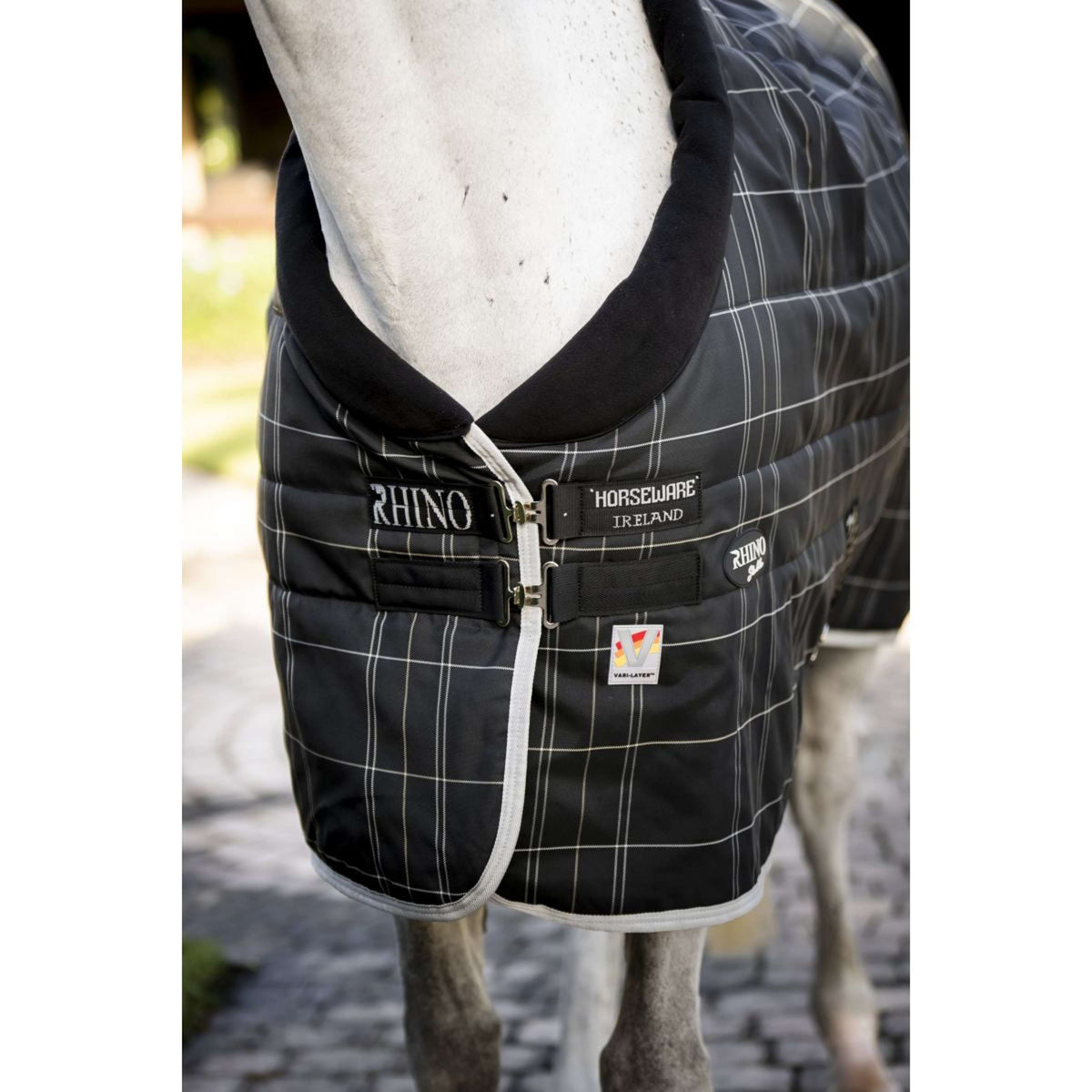 Rhino Stable 350g Varilayer Black/Grey/White Check/Gray