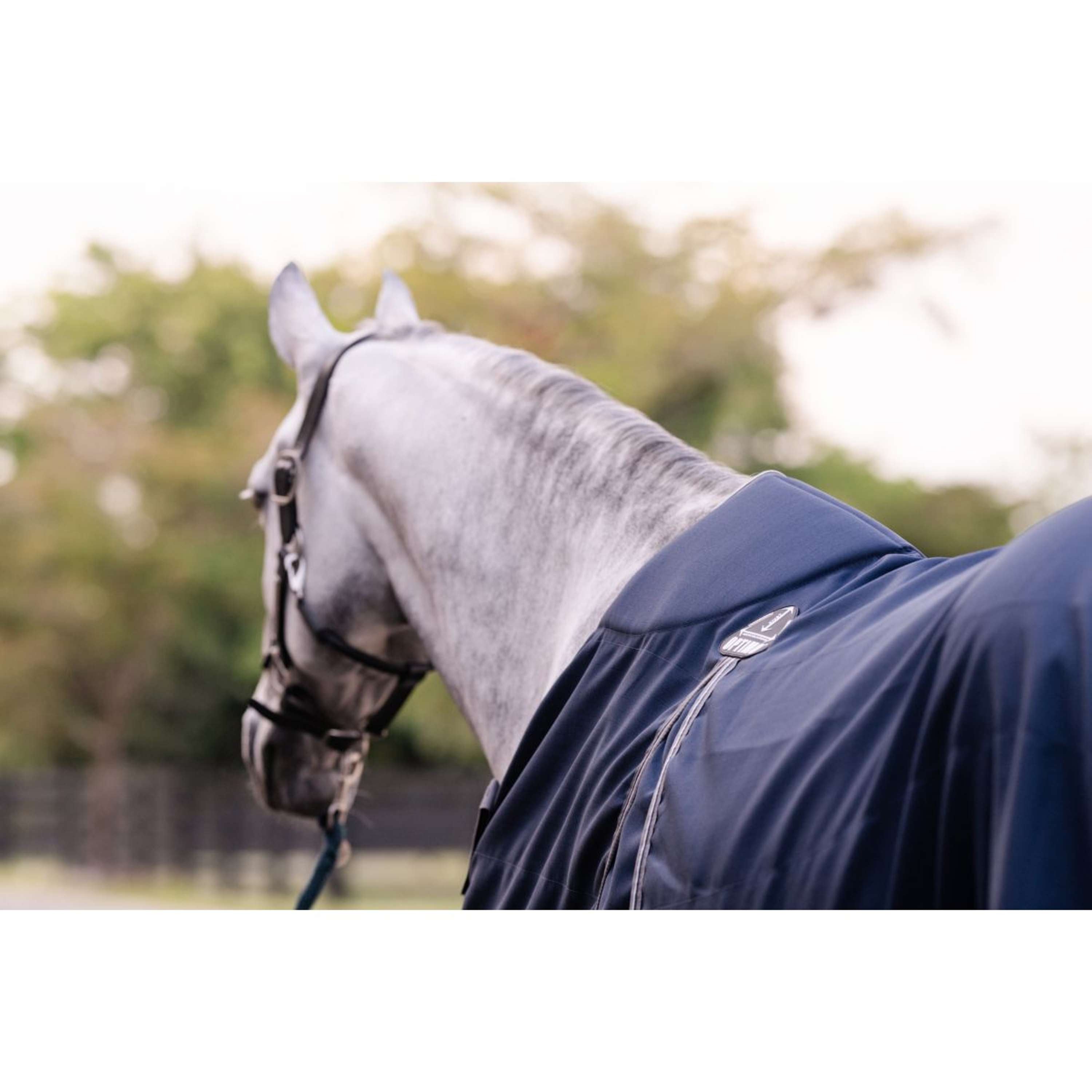 Rambo Optimo Stable Rug New Navy/Thunderstorm Grey/Silver
