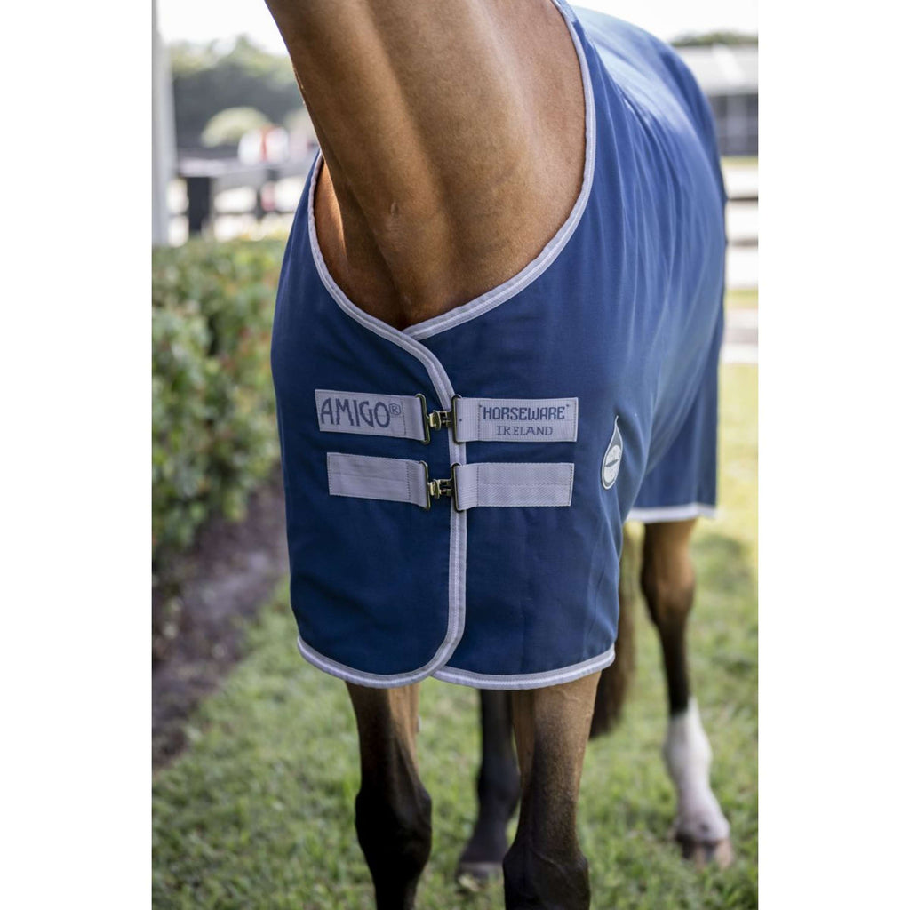 Amigo Stable Rug Navy/Titanium Grey/Silver