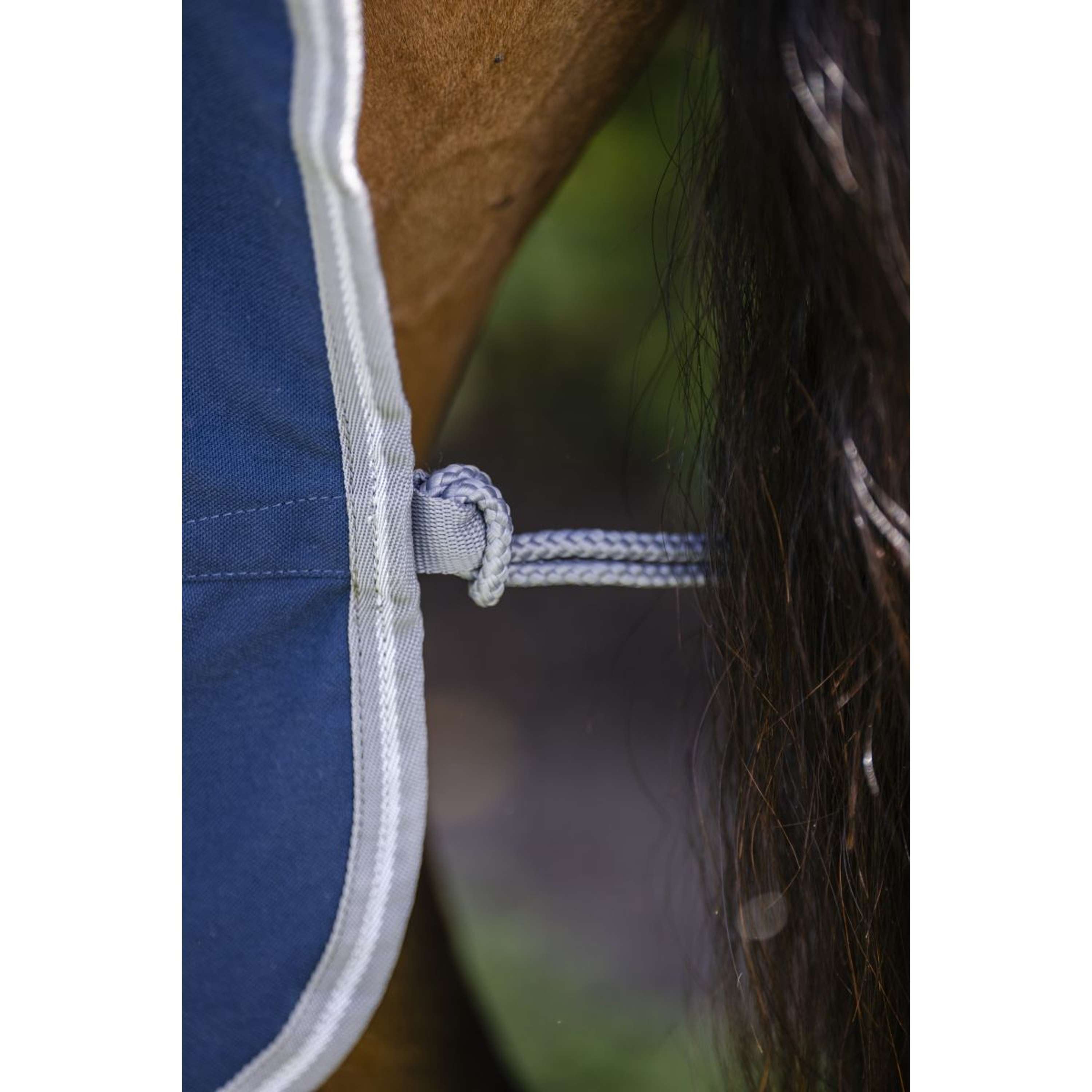 Amigo Stable Rug Navy/Titanium Grey/Silver