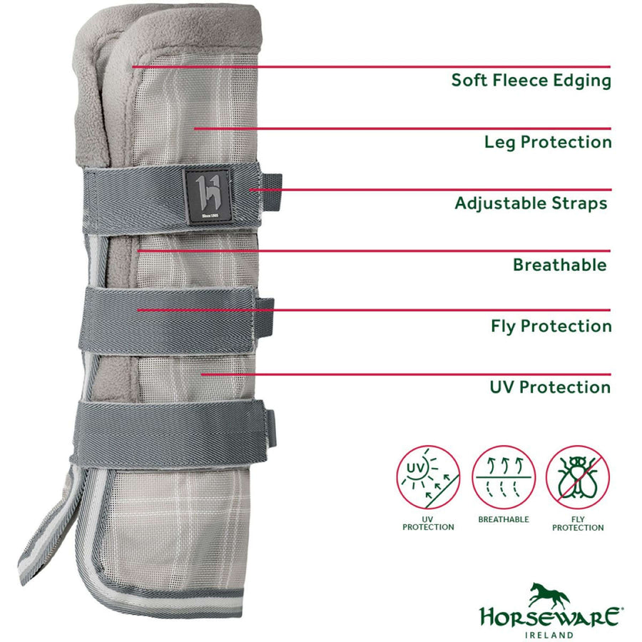 Horseware Fly Boots Newmarket Witney Charcoal