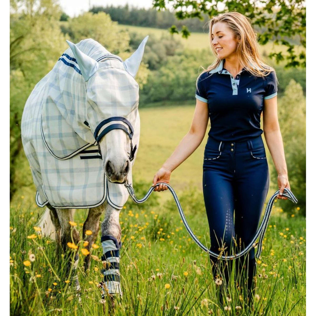 Horseware Fly Mask Newmarket Witney Navy