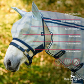 Horseware Fly Mask Newmarket Witney Navy