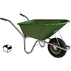 Hummer Wheelbarrow Pneumatic tyre Grasgroen