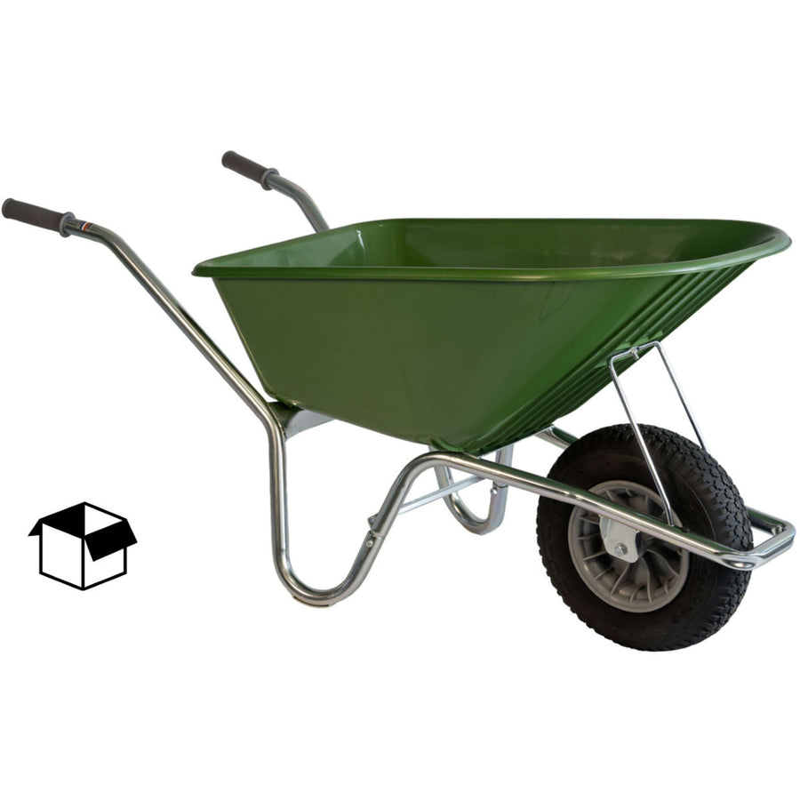 Hummer Wheelbarrow Pneumatic tyre Grasgroen