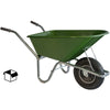 Hummer Wheelbarrow Soft Wheel Grasgroen