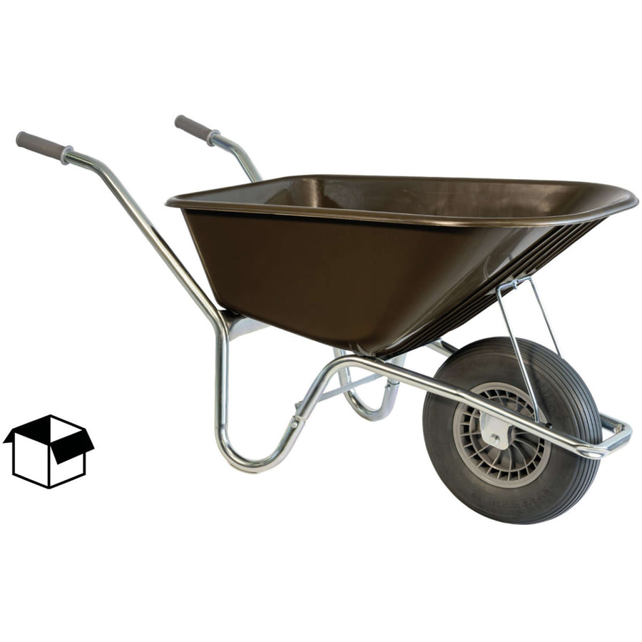 Hummer Wheelbarrow Soft Wheel maroon Brown