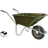 Hummer Wheelbarrow Soft Wheel Olive Green