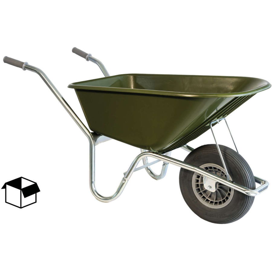 Hummer Wheelbarrow Soft Wheel Olive Green