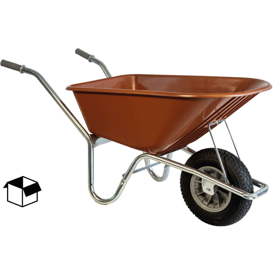 Hummer Wheelbarrow Pneumatic tyre Terra Red