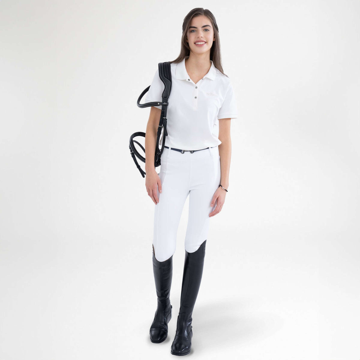 HV Polo Riding Legging HVPManou Full Grip White