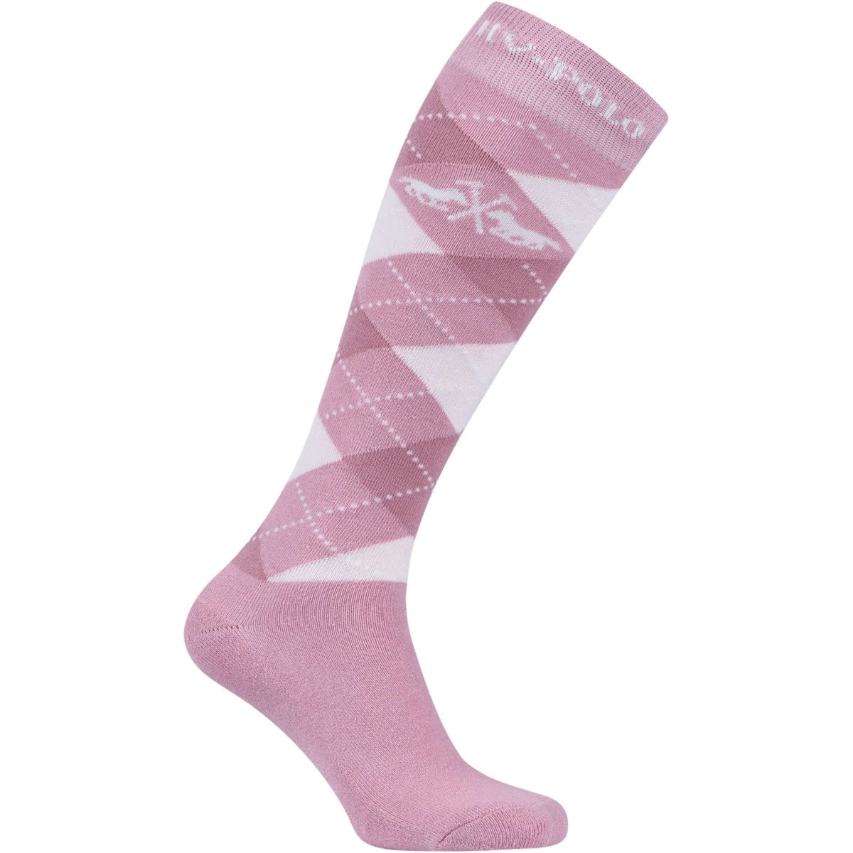 HV Polo Riding Socks HVPArgyle Pretty Pink