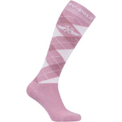 HV Polo Riding Socks HVPArgyle Pretty Pink