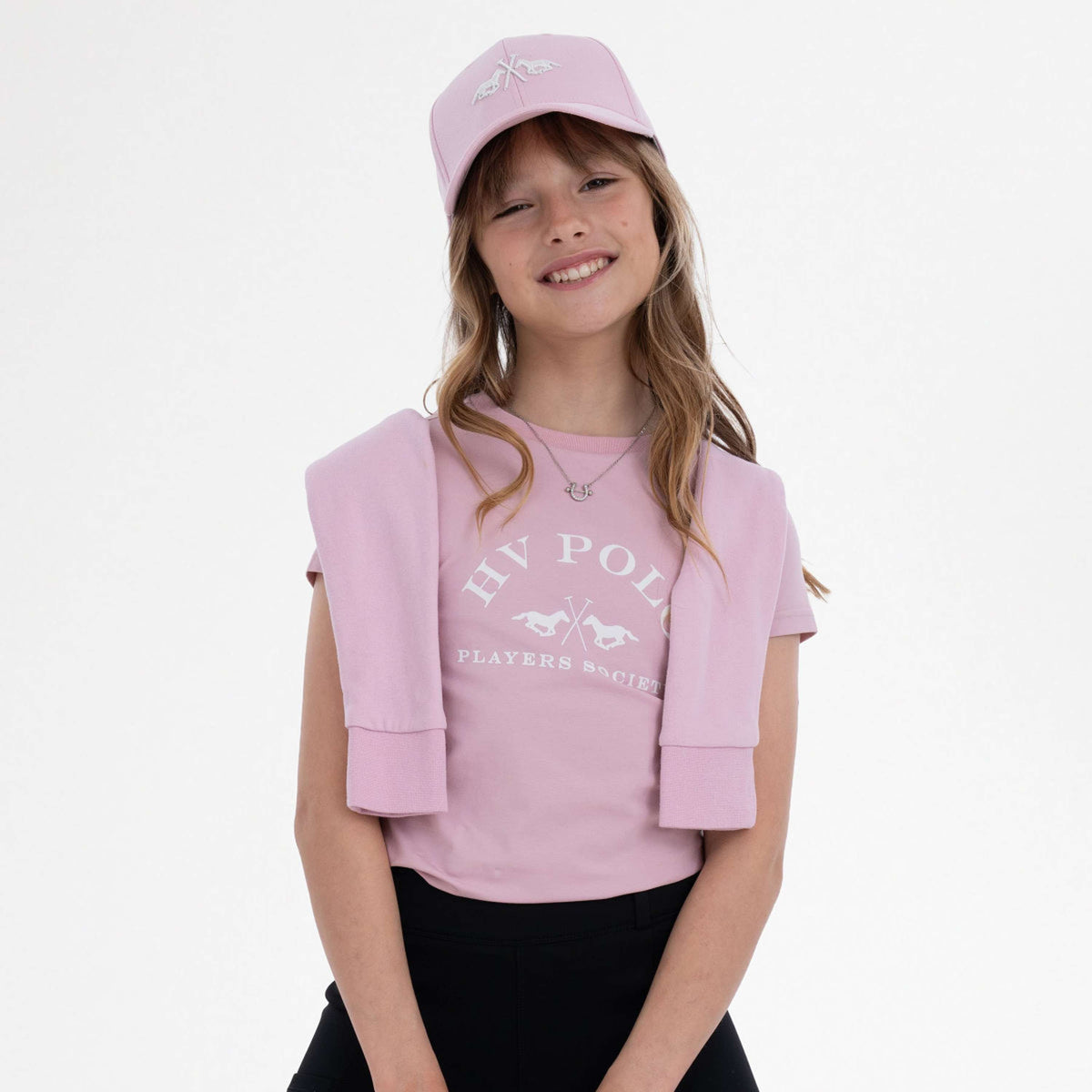 HV Polo T-Shirt HVPNatalie Kids Pretty Pink