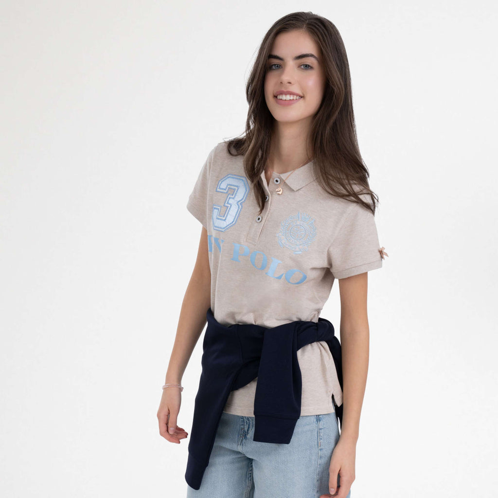HV Polo Polo Shirt Favouritas EQ Natural Heather