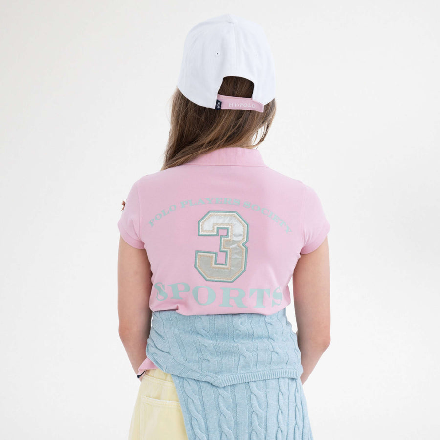 HV Polo Polo Shirt Favouritas EQ Kids Pretty Pink