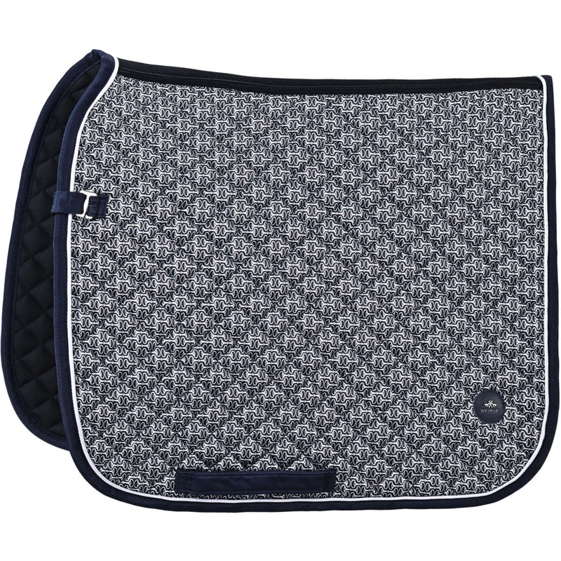 HV Polo Saddlepad HVPPilar Print Dressage Navy