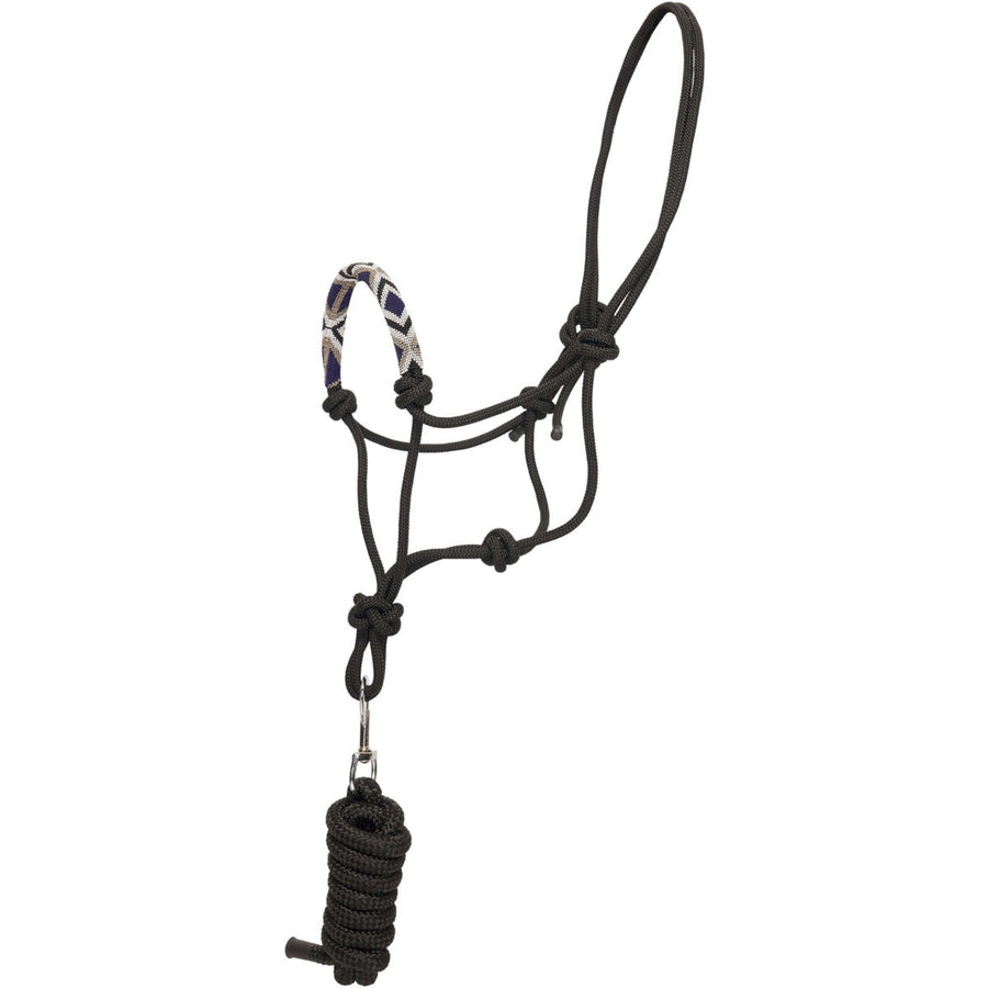 HV Polo Rope Halter HVPLamu Black