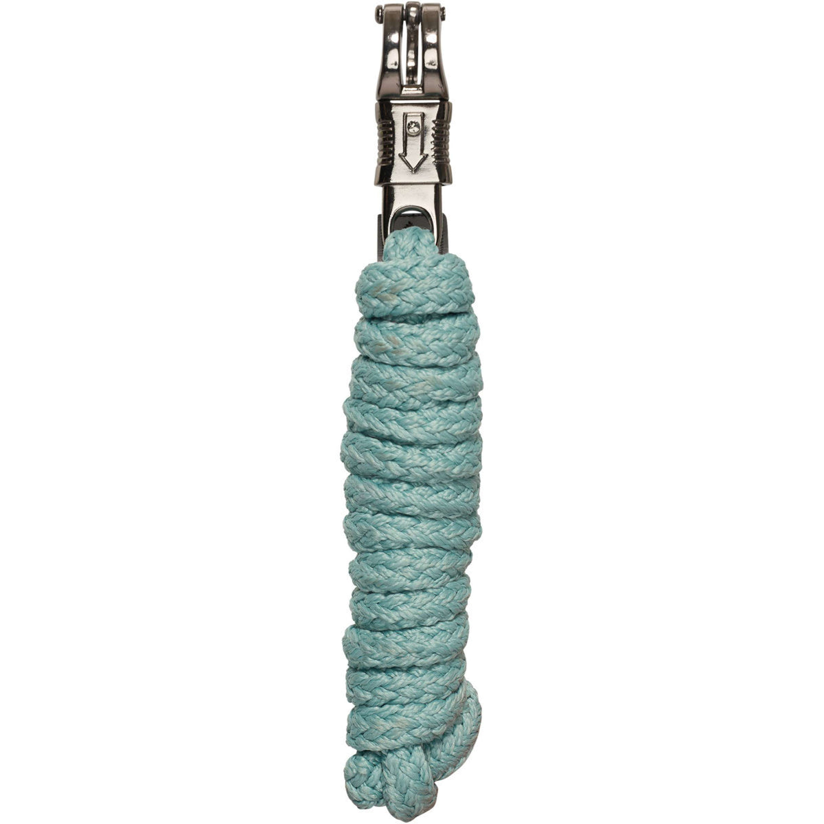 HV Polo Lead Rope HVPNena with a Panic Snap Aqua Sky