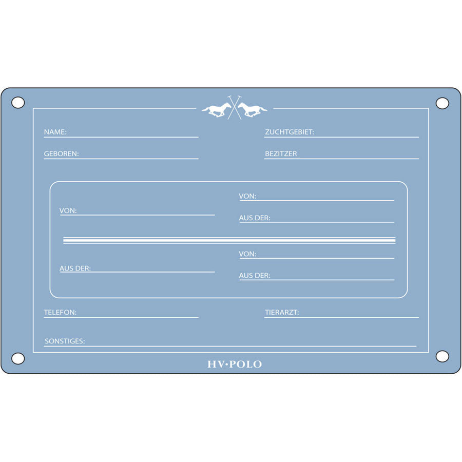 HV Polo Stable Board HVPPolo German Powder Blue