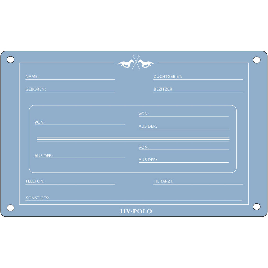 HV Polo Stable Board HVPPolo German Powder Blue