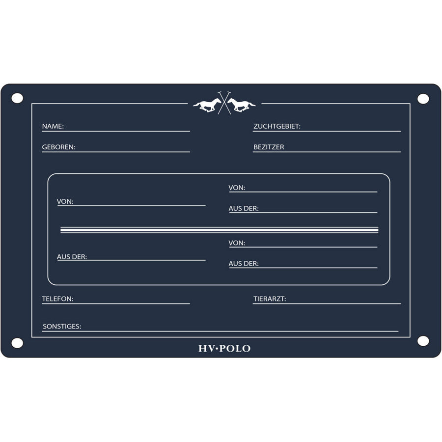 HV Polo Stable Board HVPPolo English Navy