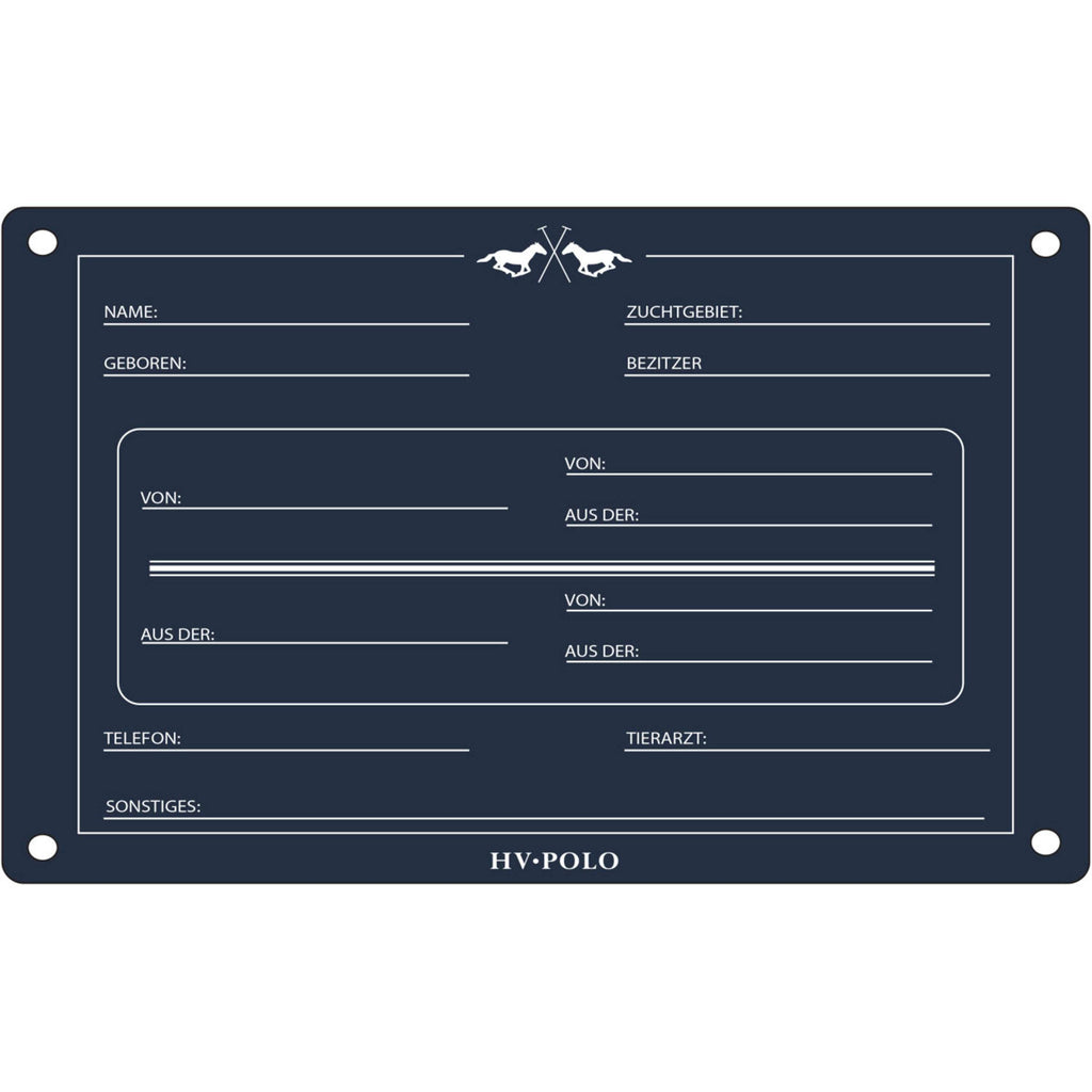 HV Polo Stable Board HVPPolo English Navy