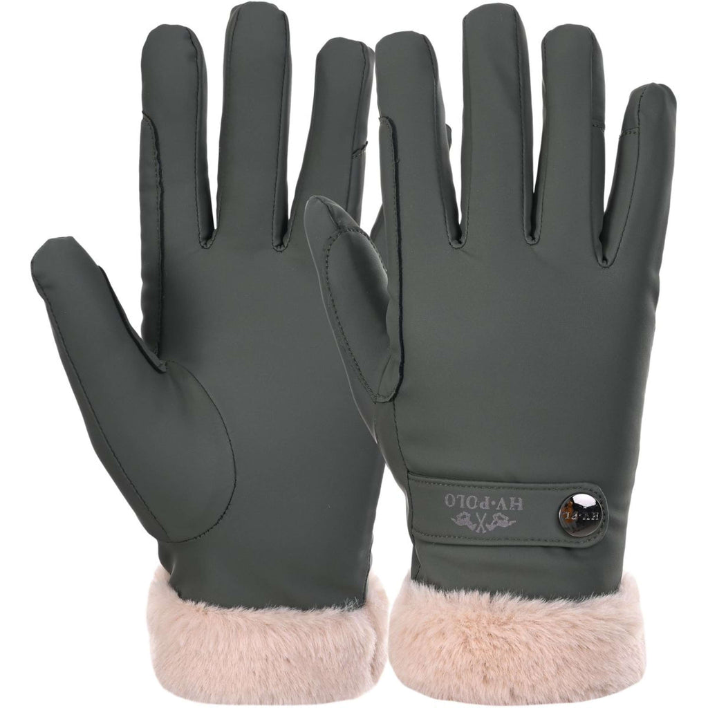HV Polo Gloves HVPGarnet Forest Green