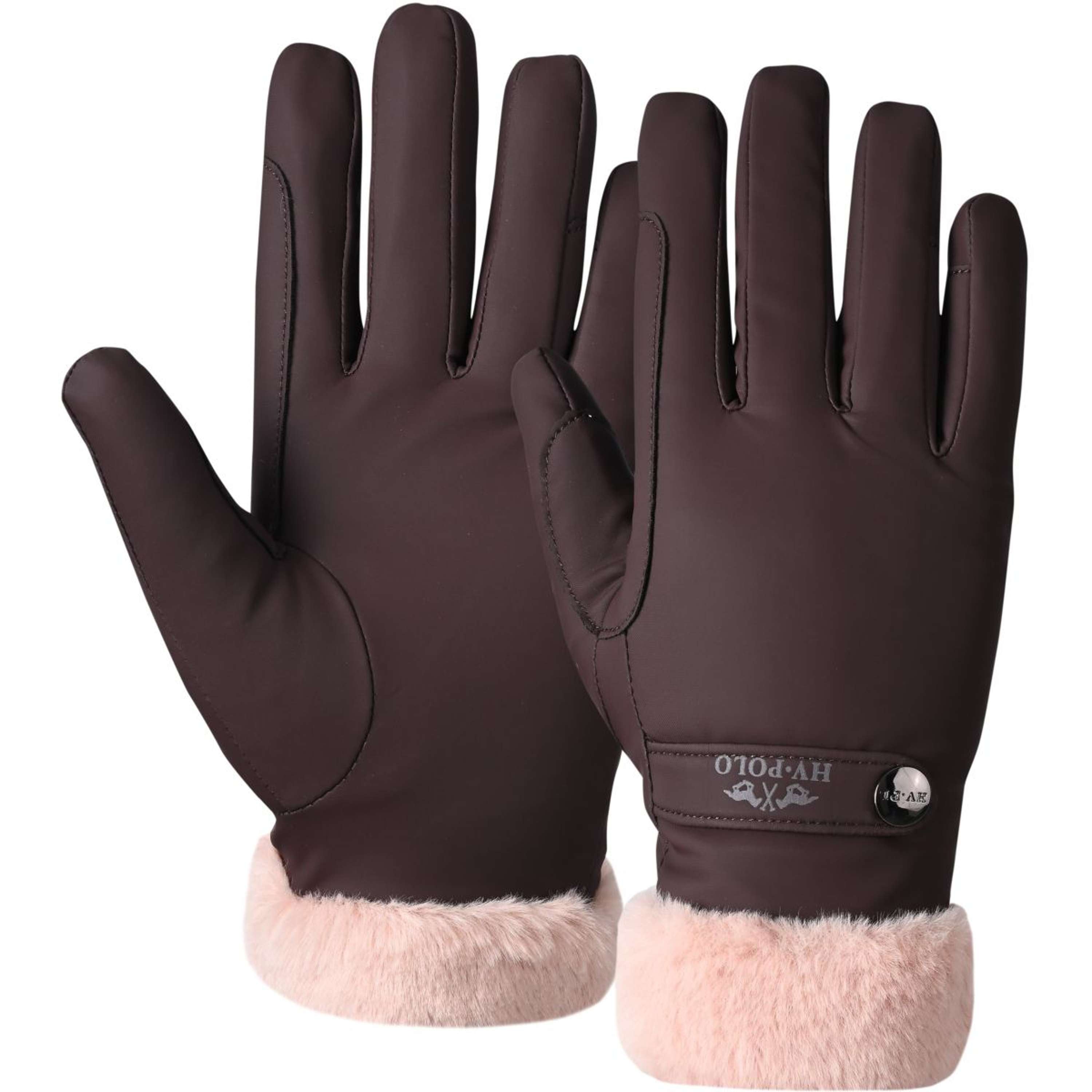 HV Polo Gloves HVPGarnet Wood