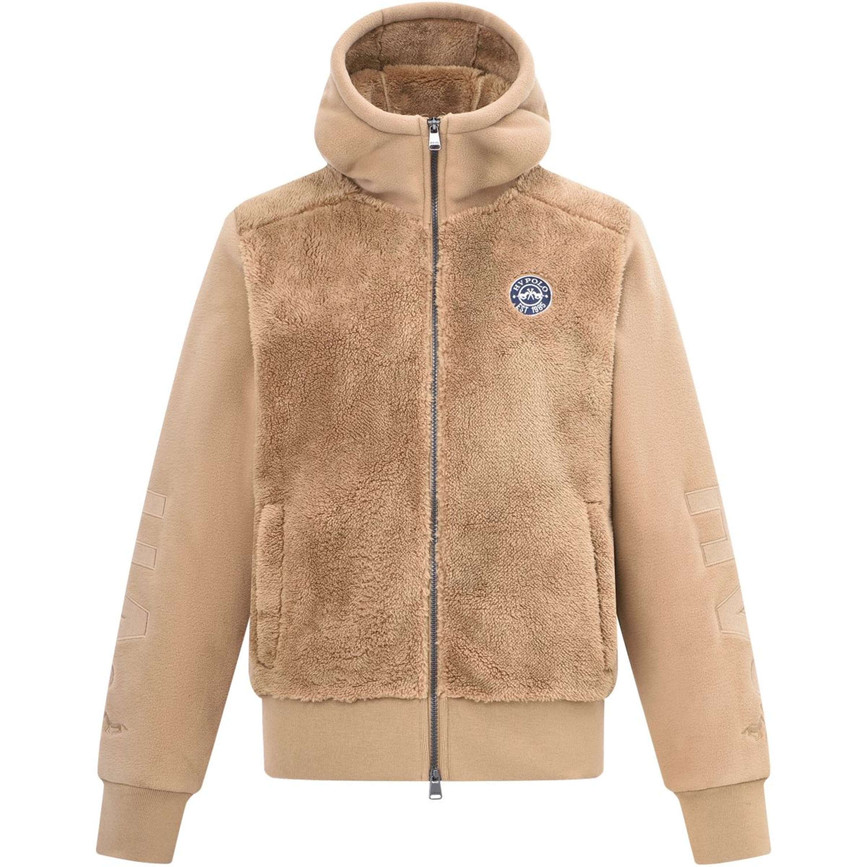 HV Polo Zip-Hoodie HVPRoyce Camel