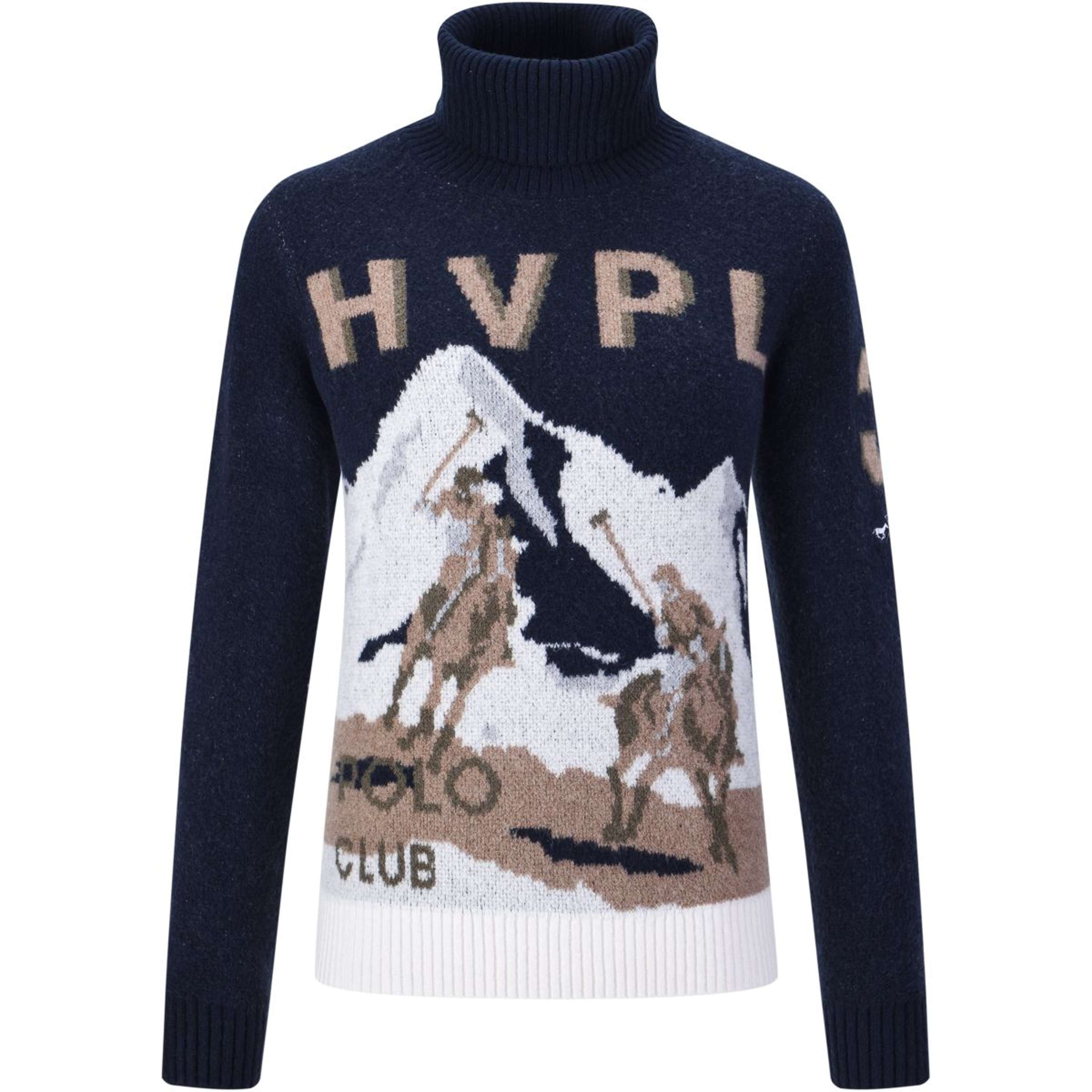 HV Polo Turtleneck Sweater HVPHarper Navy