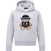HV Polo Hoodie HVPTeddy Children Grey Heather