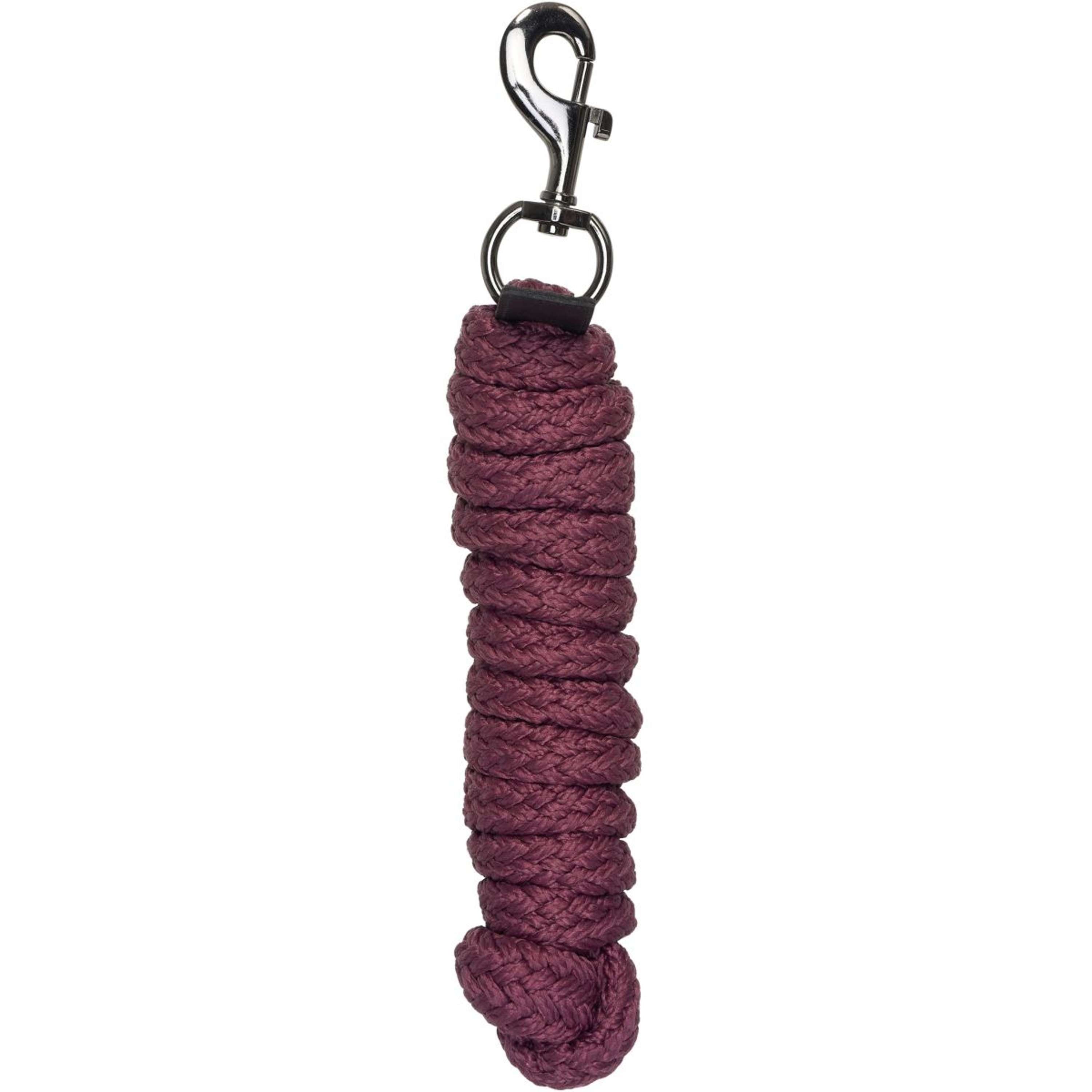 HV Polo Lead Rope HVPNena with Carabiner Wine