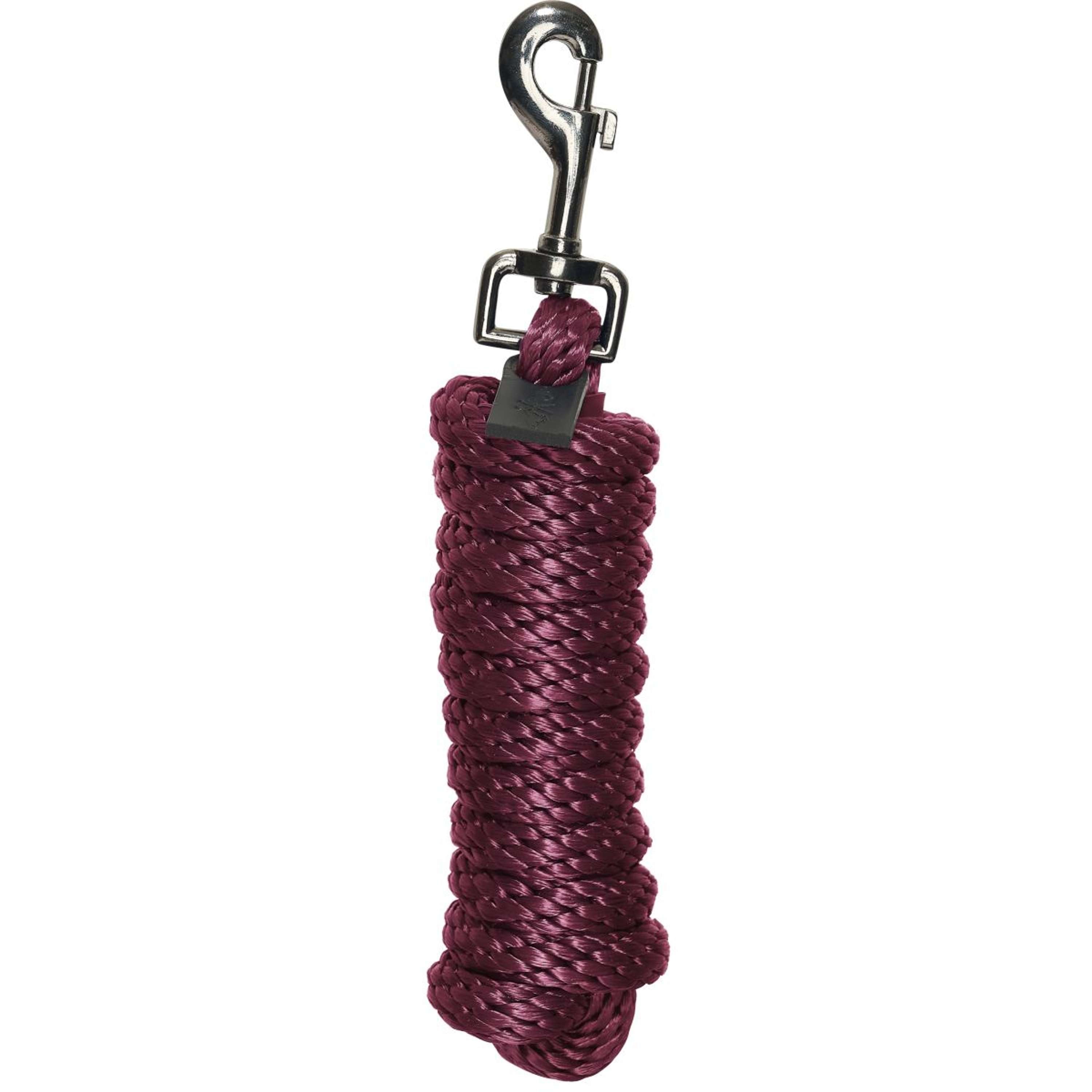 HV Polo Lead Rope HVPSacha with Carabiner Wine