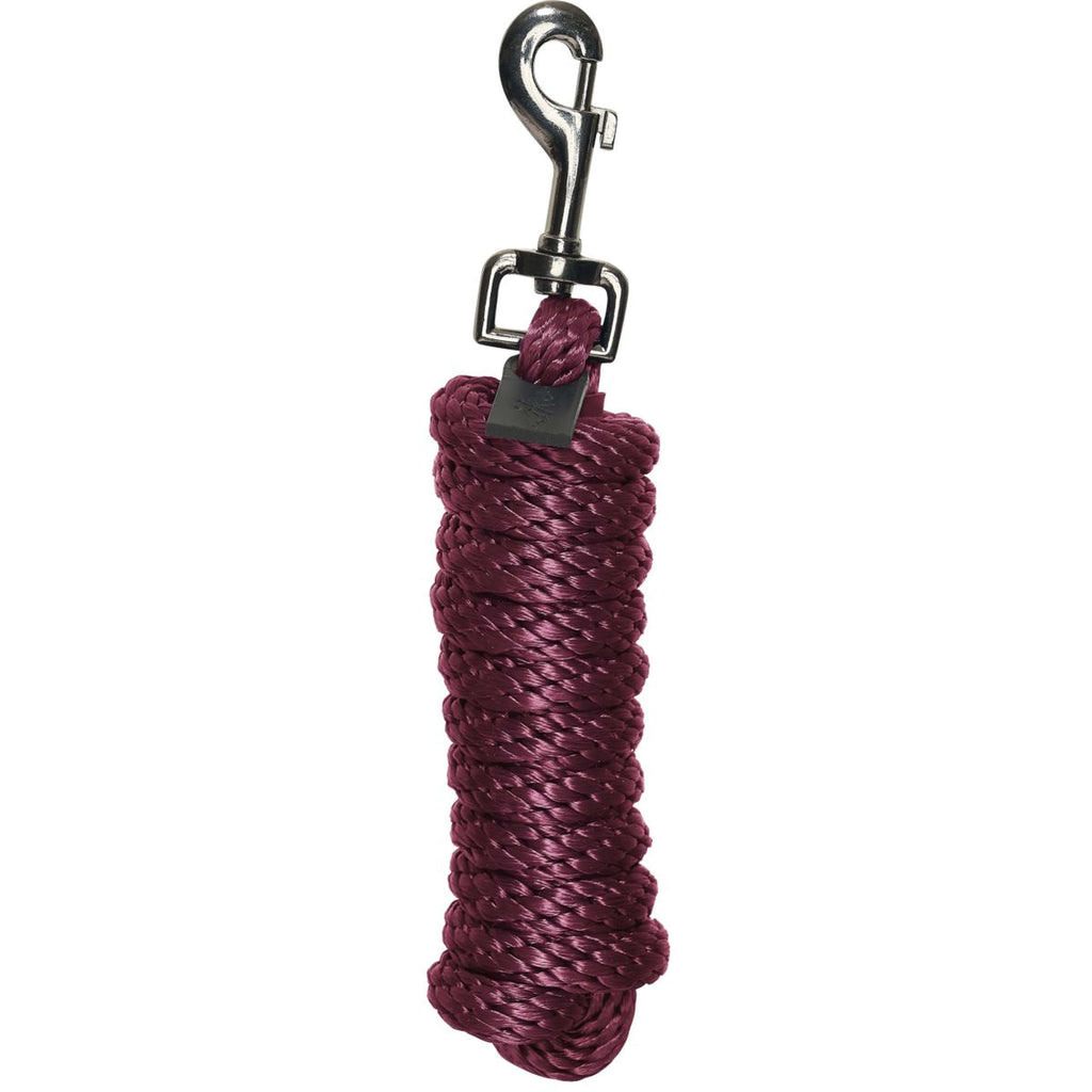 HV Polo Lead Rope HVPSacha with Carabiner Wine
