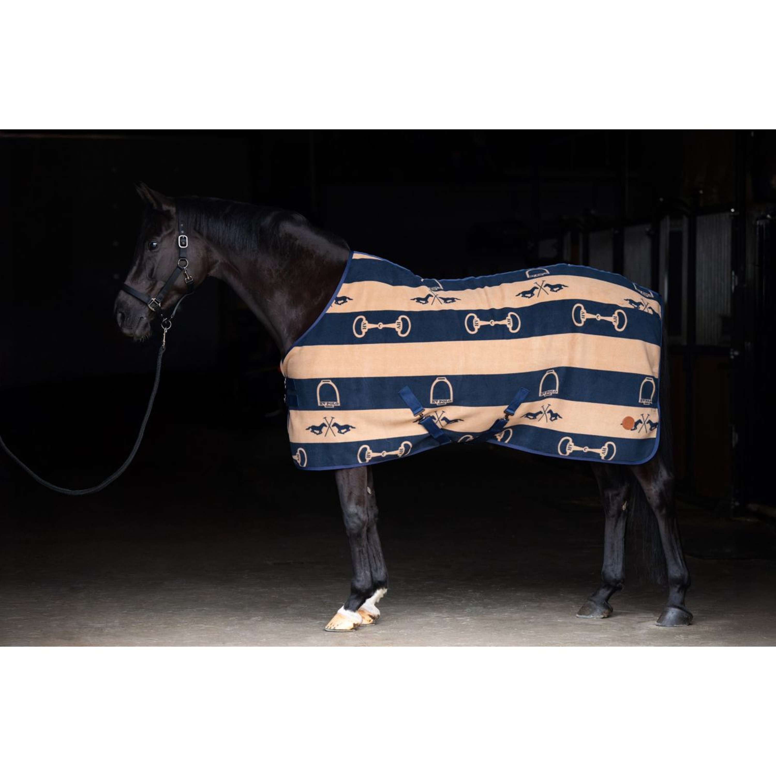 HV Polo Fleece Rug HVPGwenny Navy/Camel