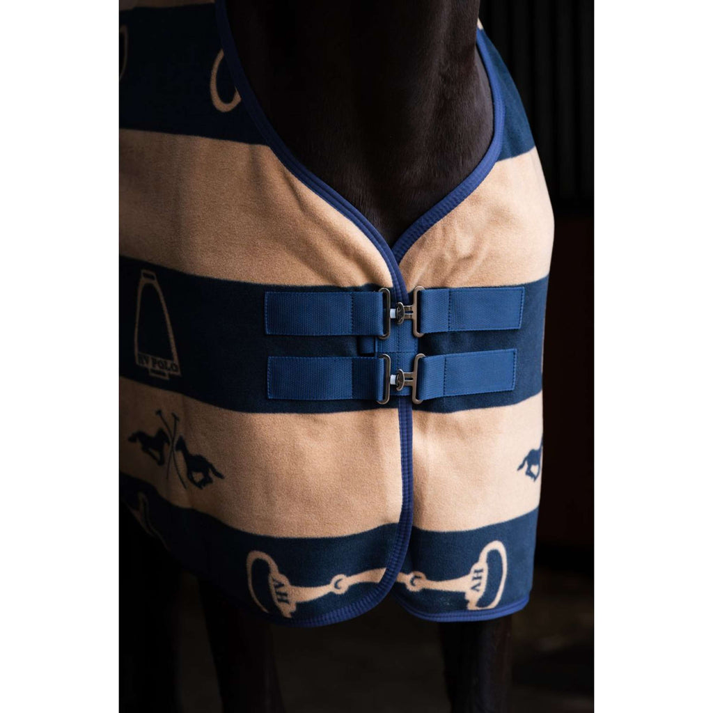 HV Polo Fleece Rug HVPGwenny Navy/Camel