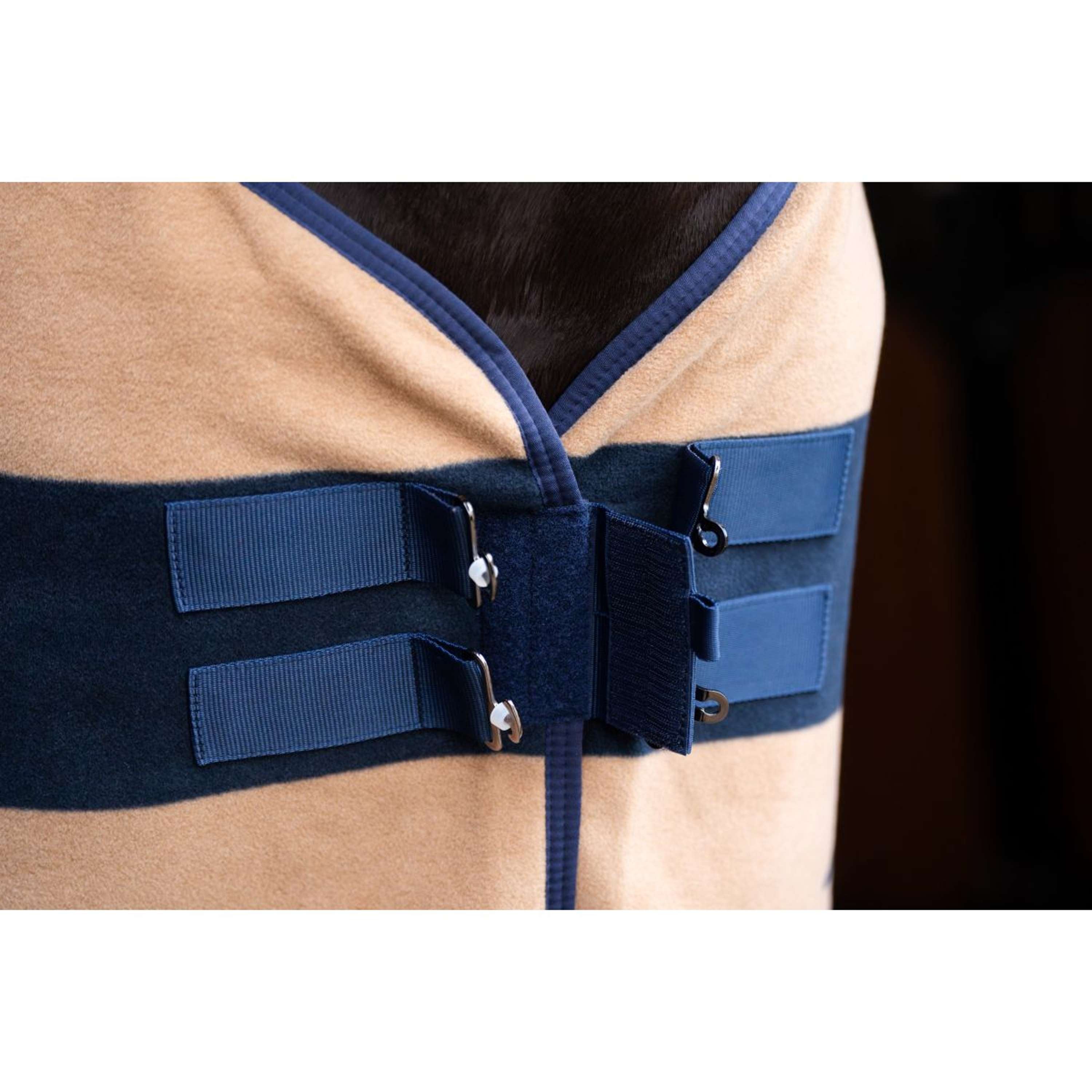 HV Polo Fleece Rug HVPGwenny Navy/Camel