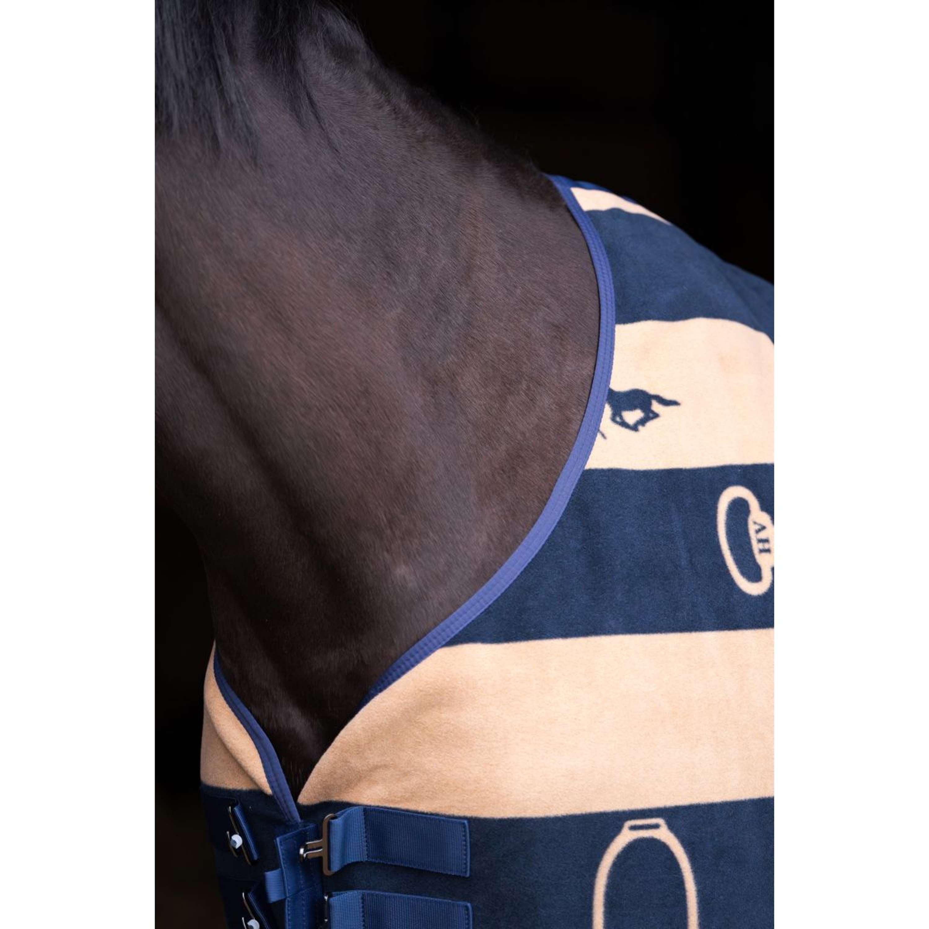 HV Polo Fleece Rug HVPGwenny Navy/Camel