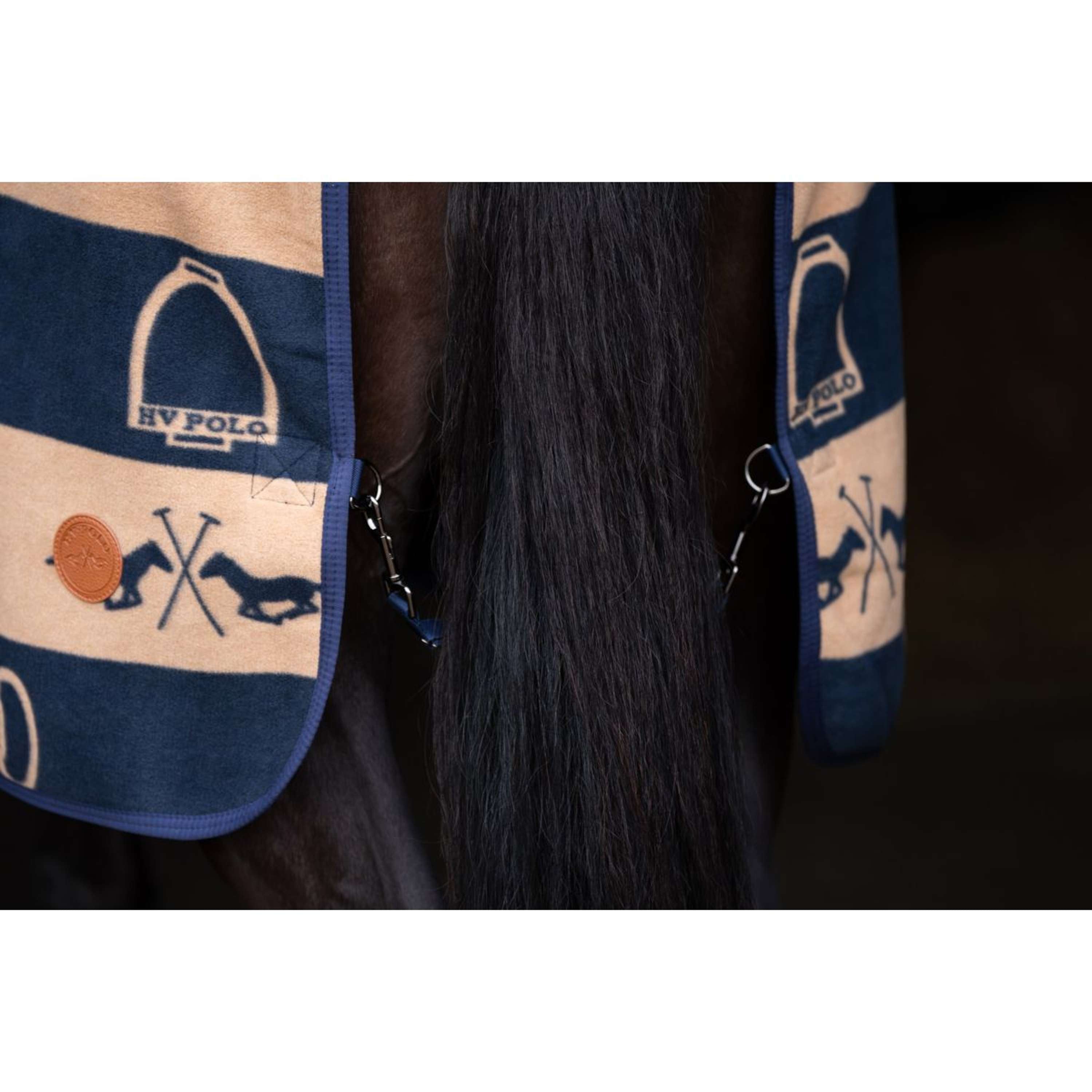 HV Polo Fleece Rug HVPGwenny Navy/Camel